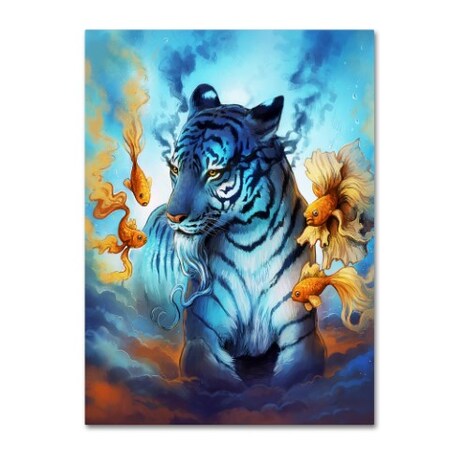 Trademark Fine Art JoJoesArt 'Tiger Fish' Canvas Art, 14x19 ALI18520-C1419GG